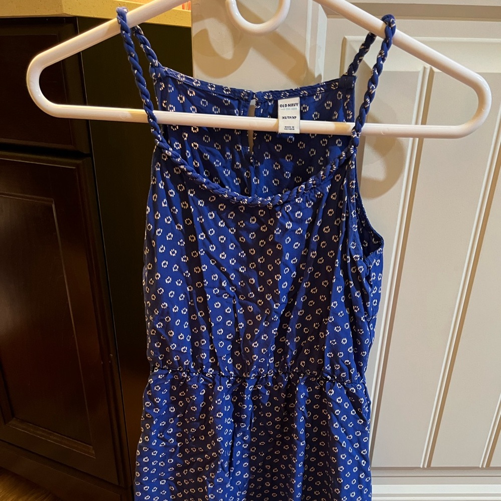 Old Navy, Blue Spaghetti Strapped Sundress